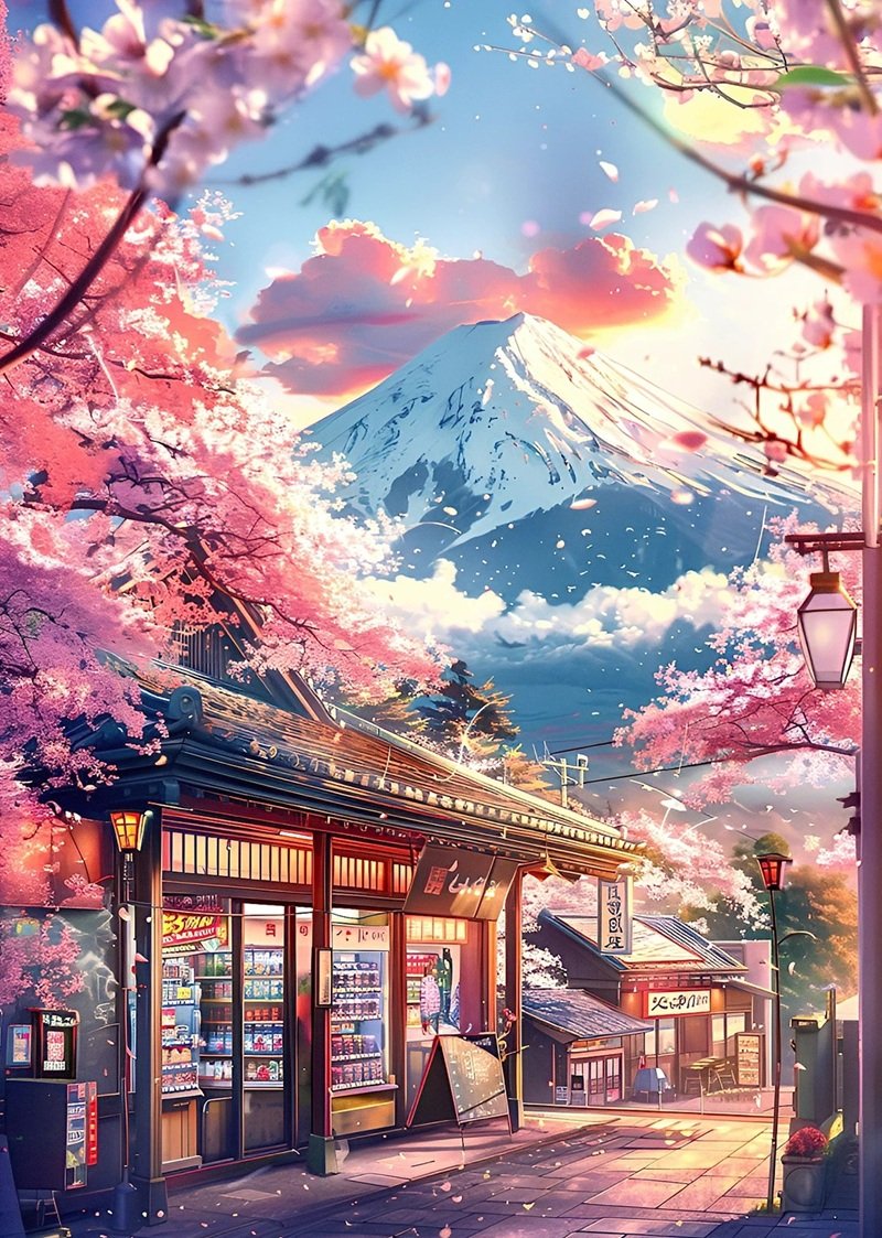 hình ảnh hoa anh đào anime 11