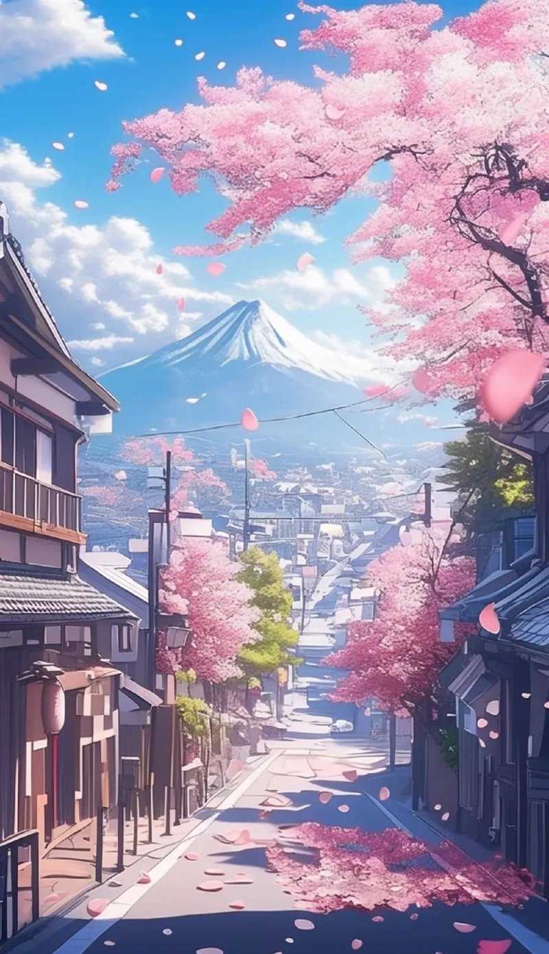 hình ảnh hoa anh đào anime 13