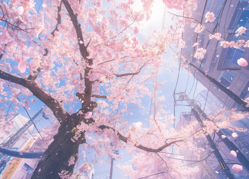 hình ảnh hoa anh đào anime 21