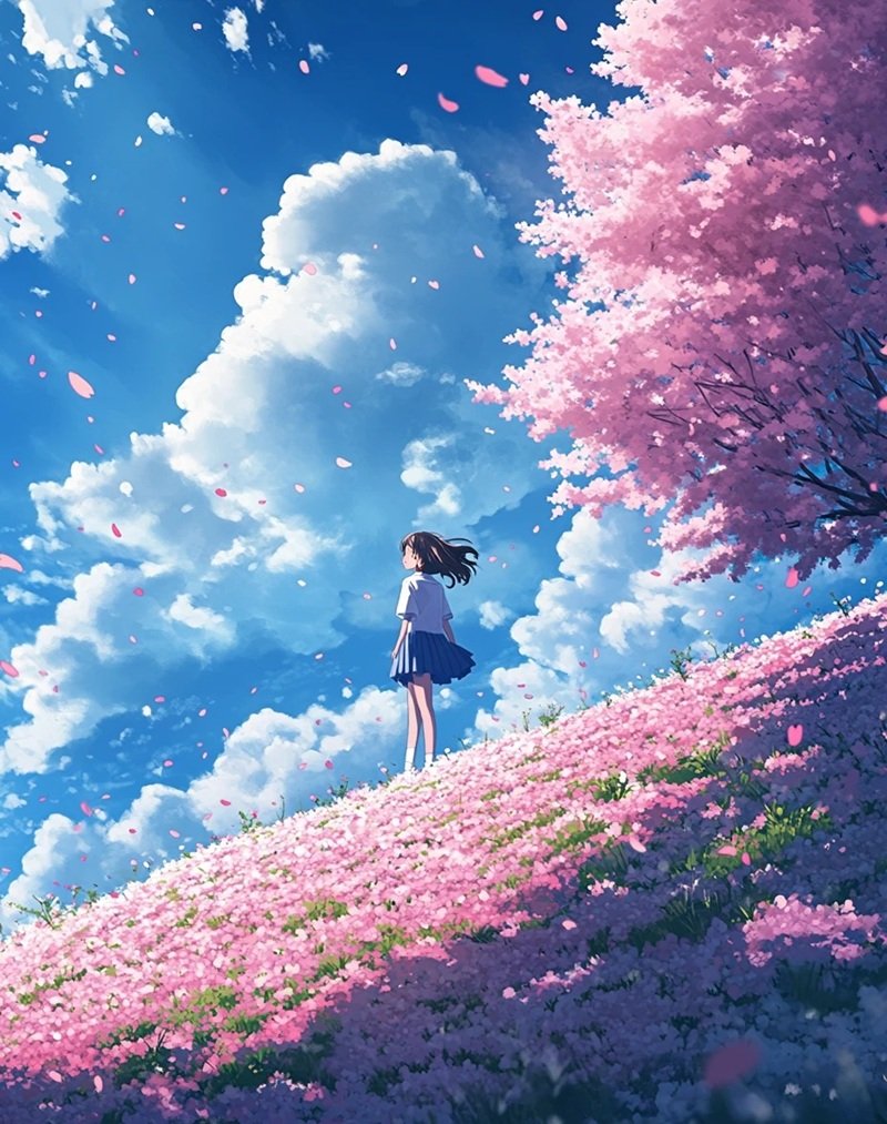 hình ảnh hoa anh đào anime 22