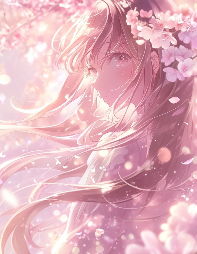 hình ảnh hoa anh đào anime 23