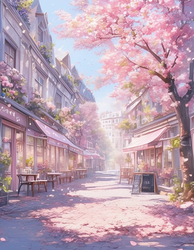 hình ảnh hoa anh đào anime 26