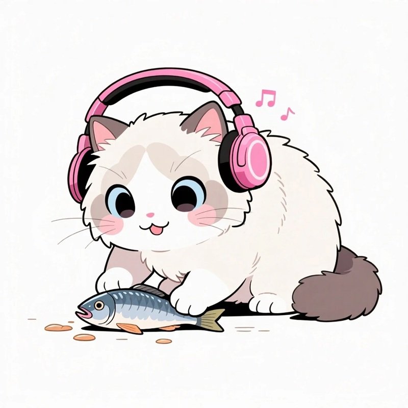 hình ảnh mèo cute anime 14