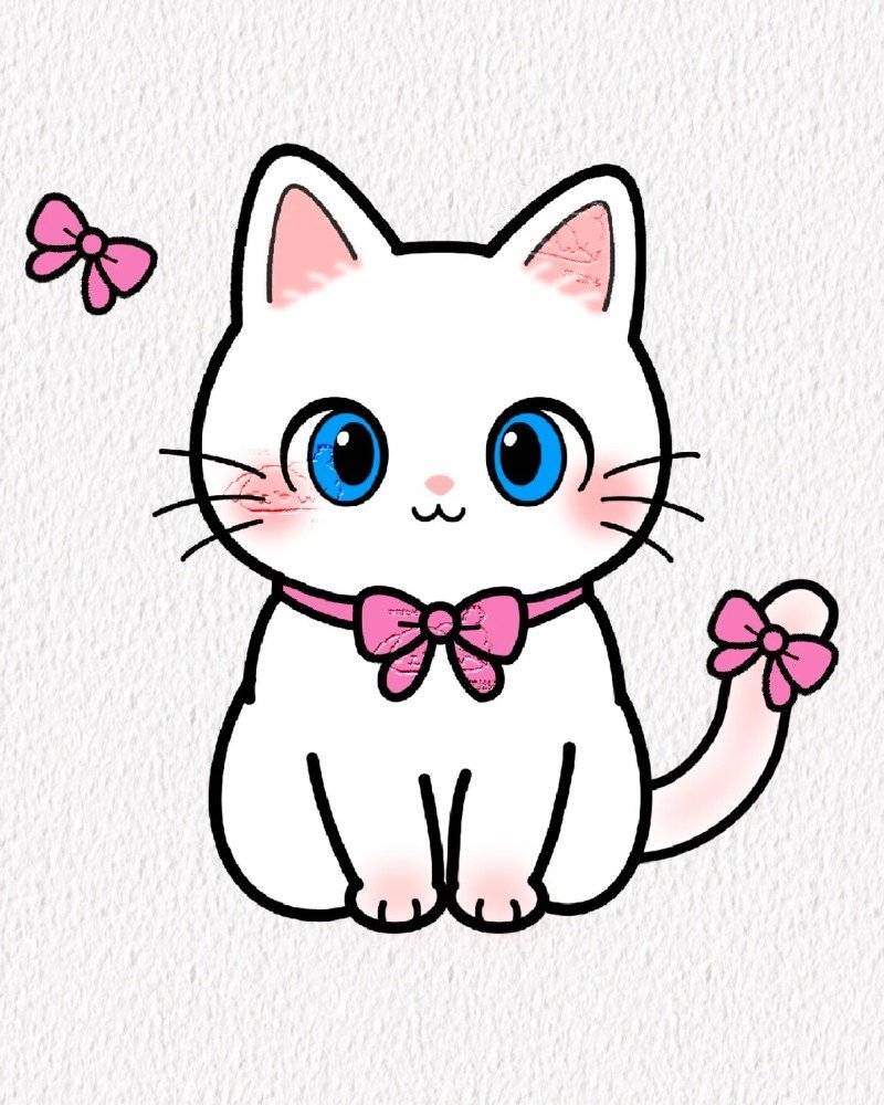 hình ảnh mèo cute anime 19