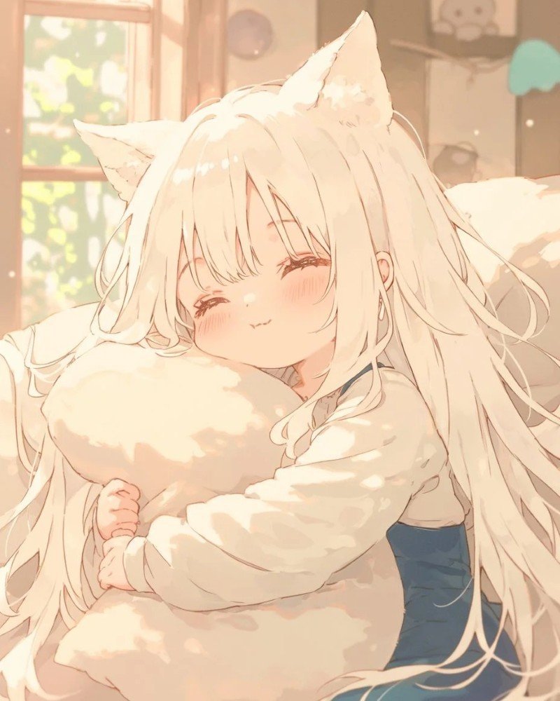 hình ảnh mèo cute anime 21