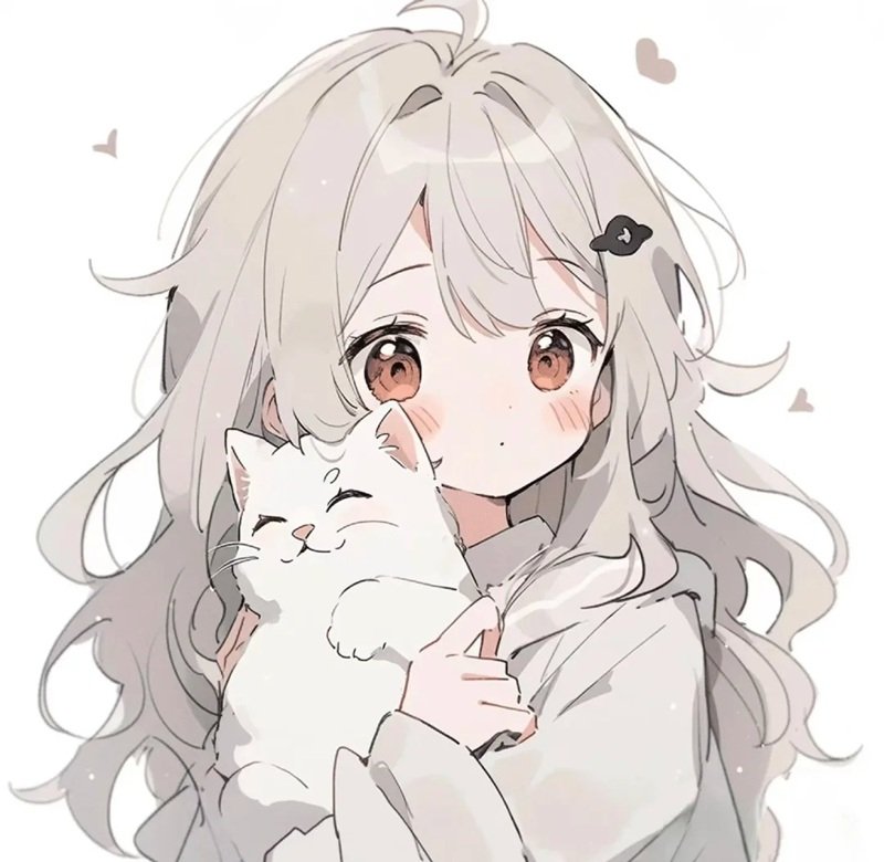 hình ảnh mèo cute anime 9