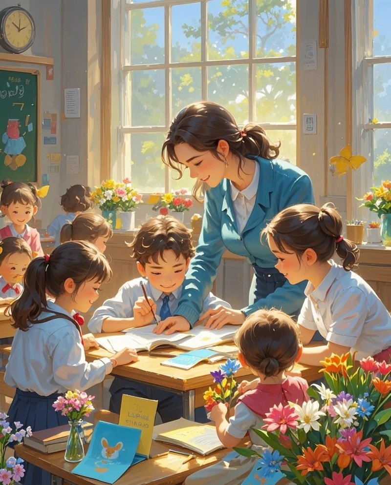 hình ảnh thầy cô và học sinh 10