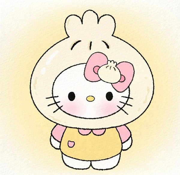 hình bánh bao cute 10