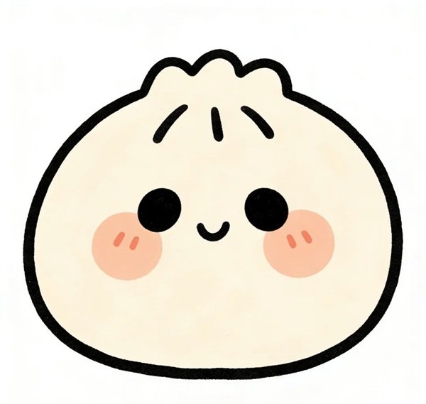 hình bánh bao cute 11