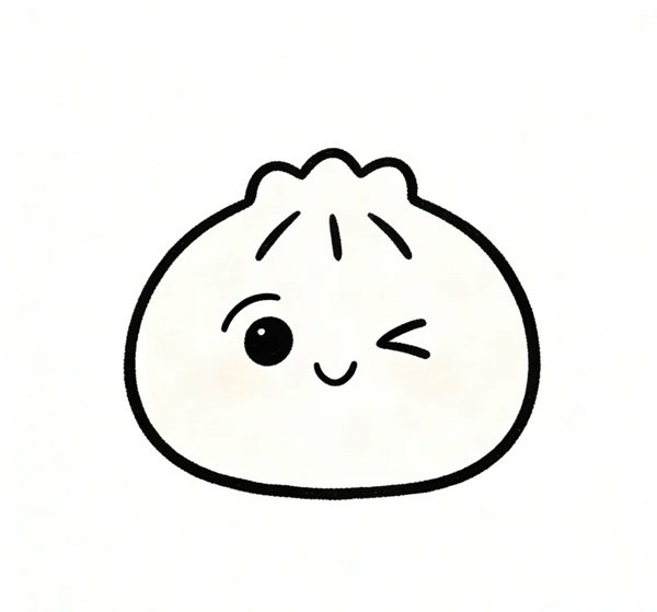 hình bánh bao cute 12