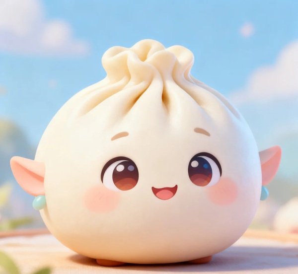 hình bánh bao cute 14