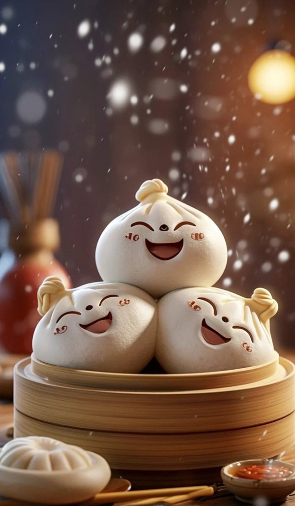 hình bánh bao cute 18