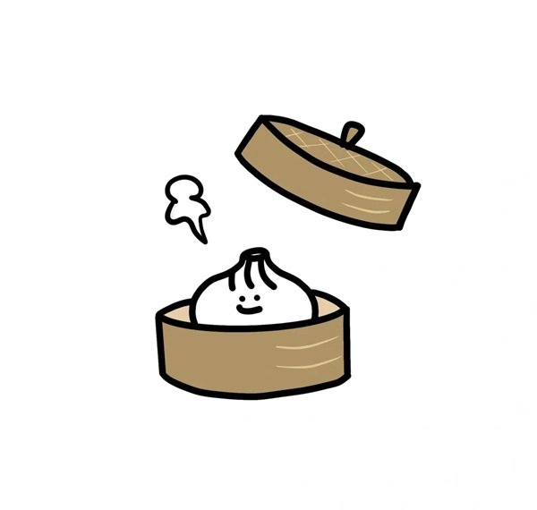 hình bánh bao cute 19