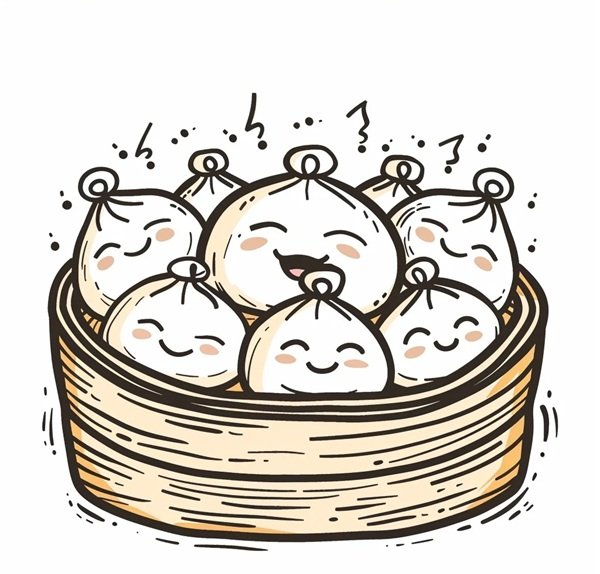 hình bánh bao cute 22