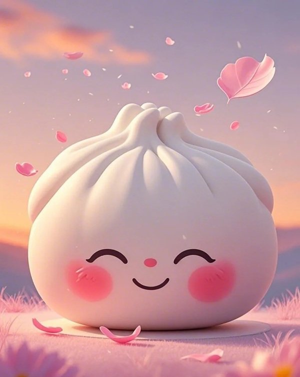 hình bánh bao cute 25