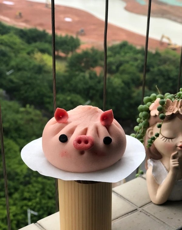 hình bánh bao cute 4