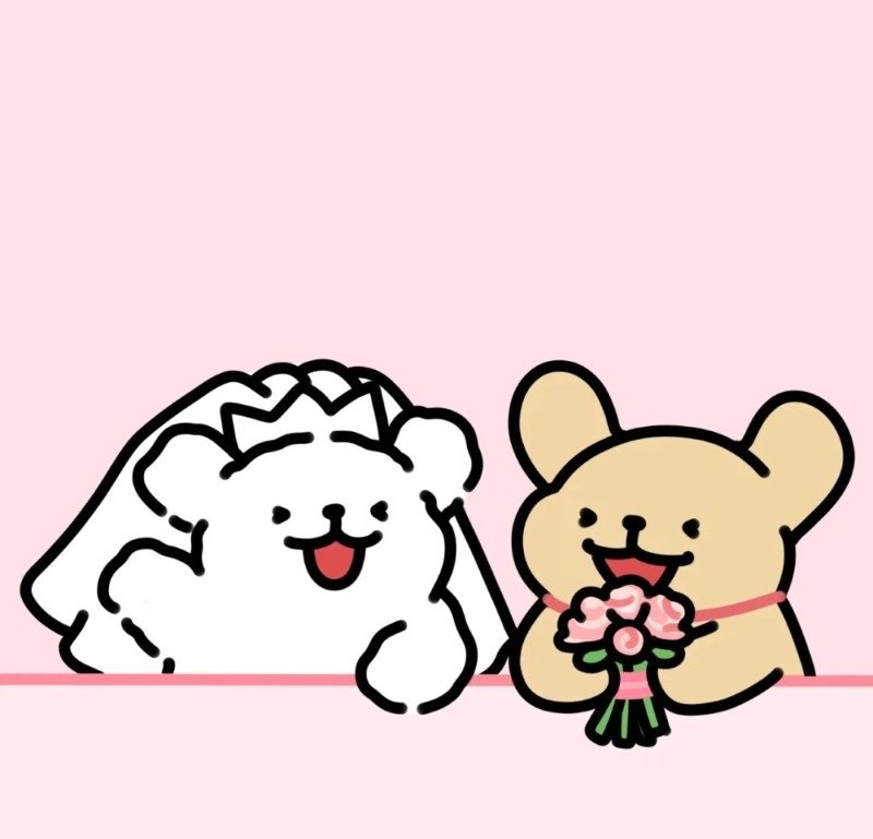 hình cô dâu chú rể chibi 21