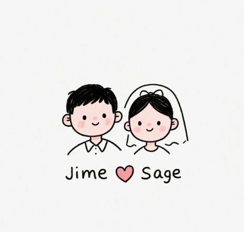 hình cô dâu chú rể chibi 22