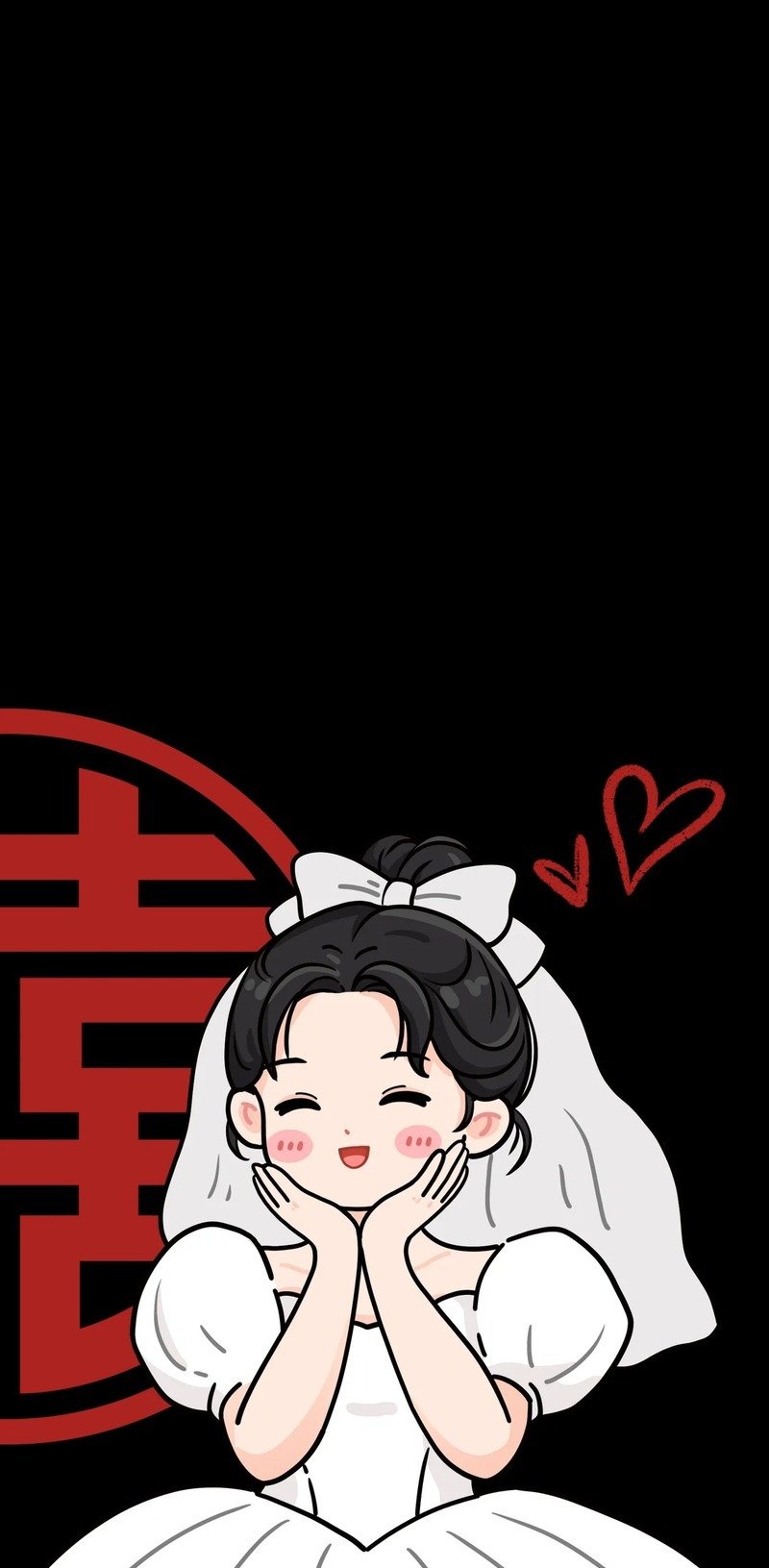Ảnh chibi cô dâu chú rể đáng yêu nhất