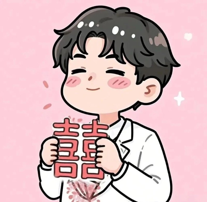 hình cô dâu chú rể chibi 9