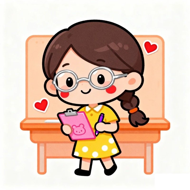 hình cô giáo chibi 1