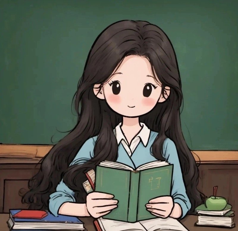 hình cô giáo chibi 12