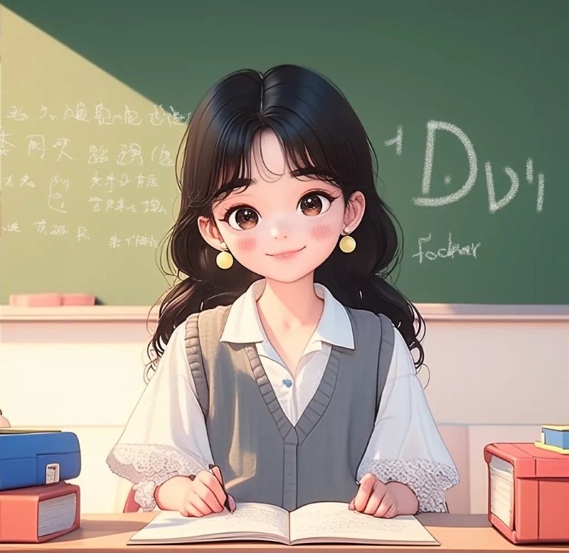 hình cô giáo chibi 14