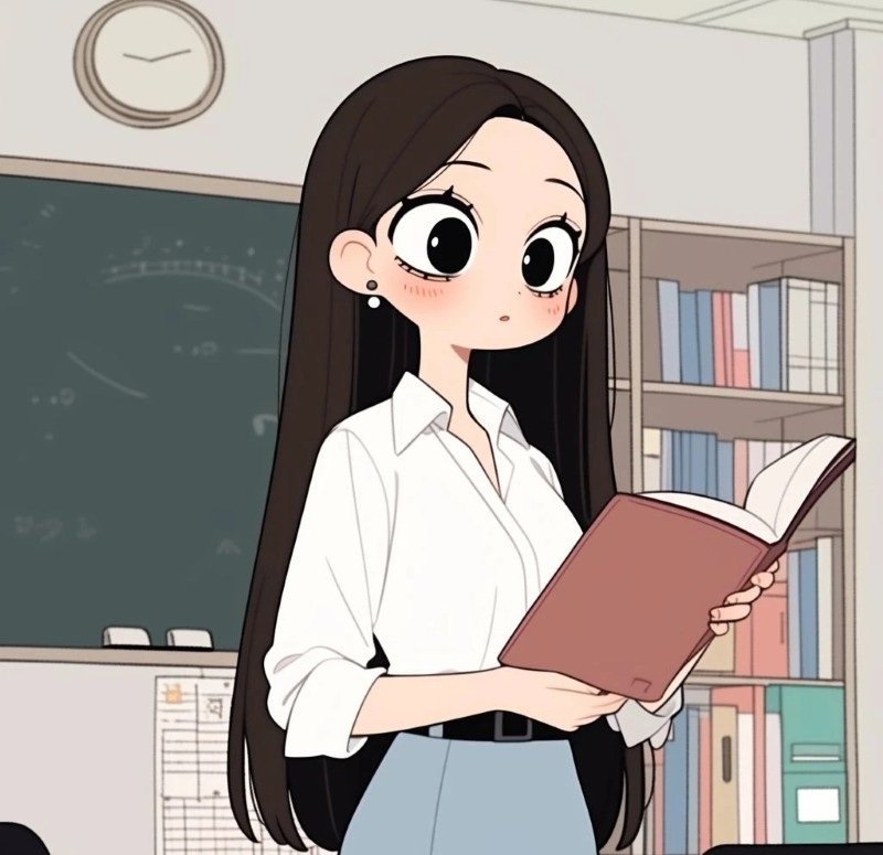 hình cô giáo chibi 16