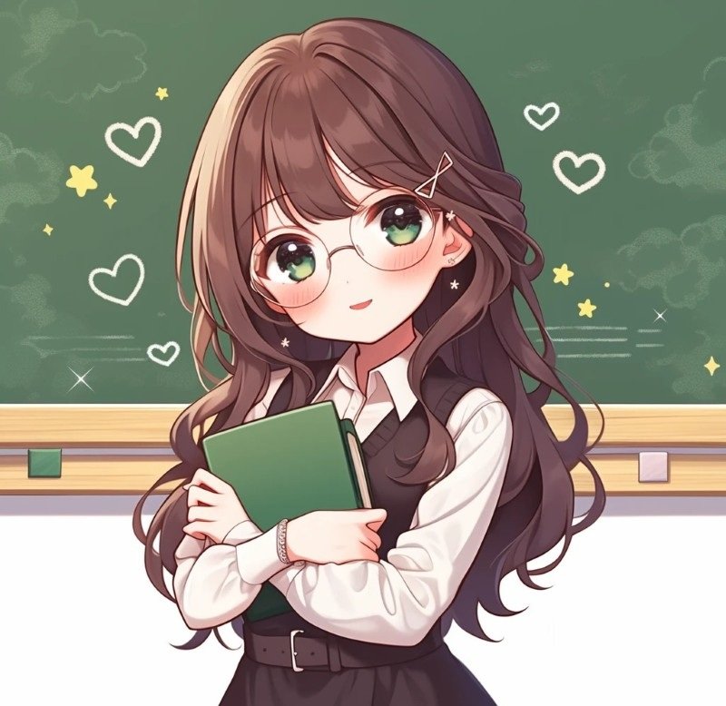 hình cô giáo chibi 29