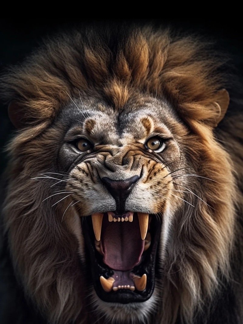 hình con sư tử 1