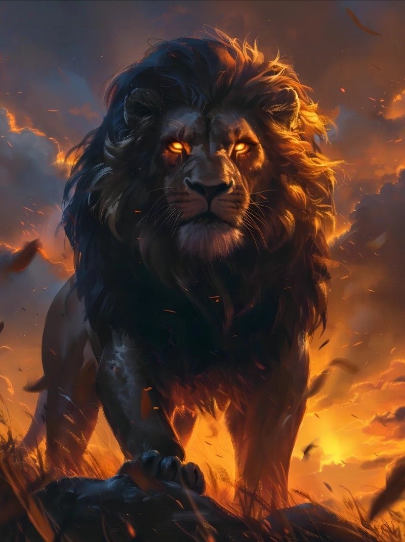 hình con sư tử 4