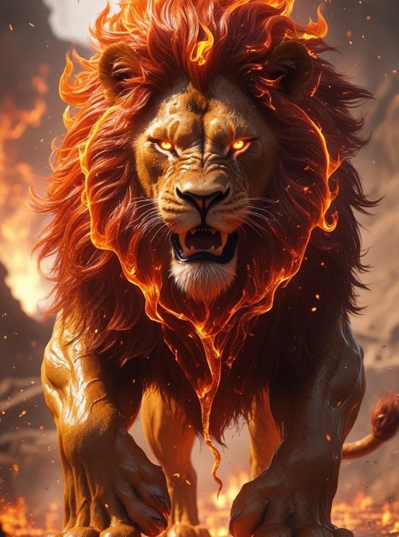 hình con sư tử 9