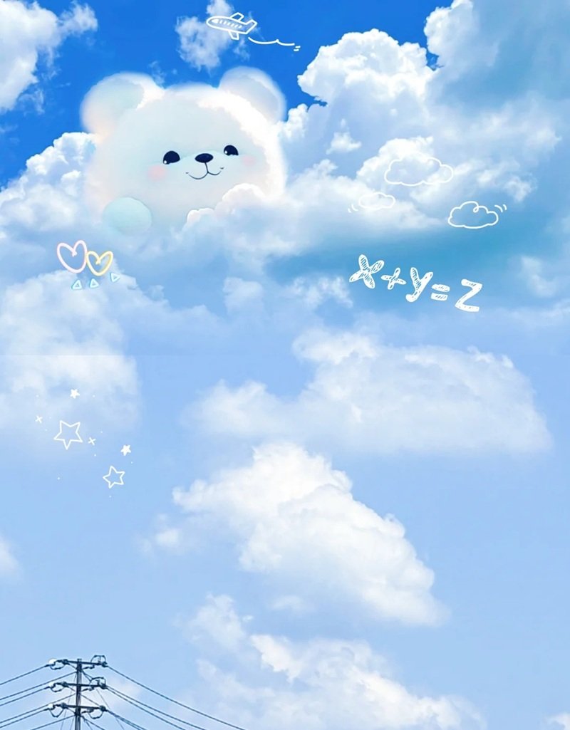 hình đám mây cute 15