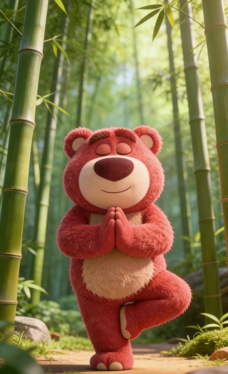 Gấu dâu phong cách hoạt hình được nhiều người yêu thích