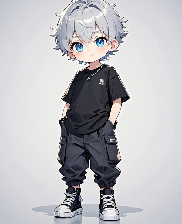 hình học sinh chibi 30