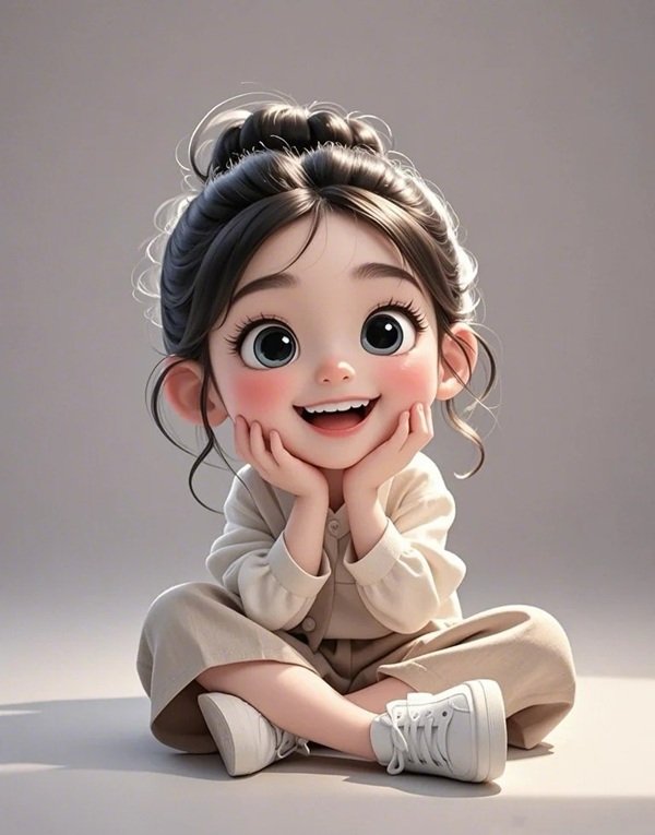 hình học sinh chibi 8