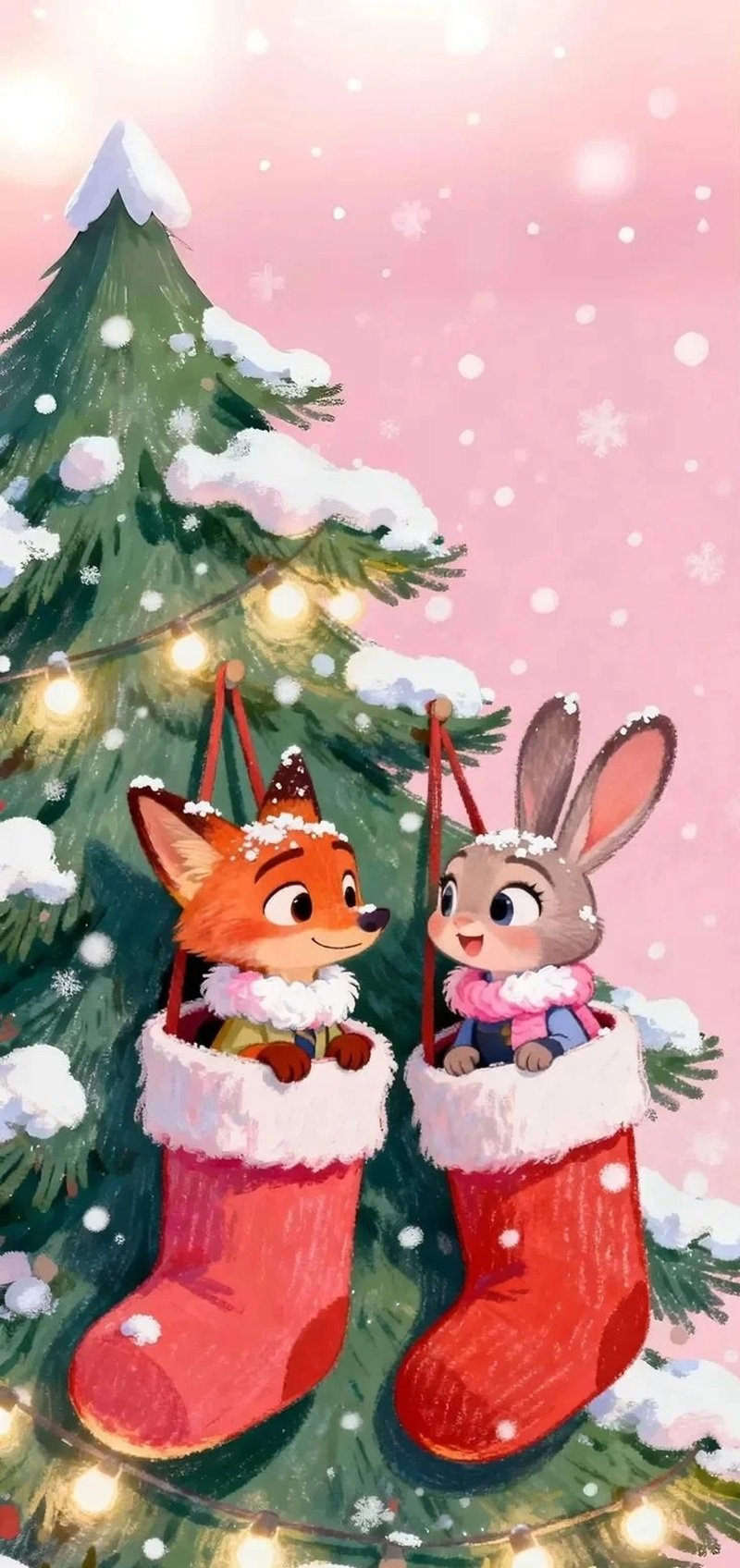 hình nền cáo và thỏ zootopia 16