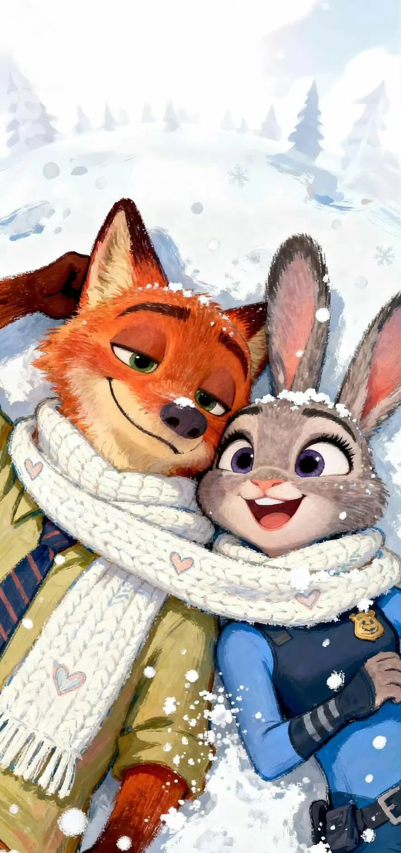 hình nền cáo và thỏ zootopia 17