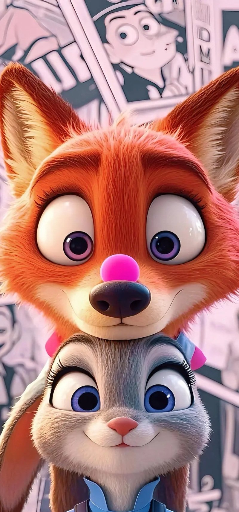 hình nền cáo và thỏ zootopia 18