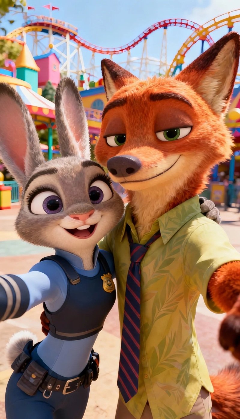 hình nền cáo và thỏ zootopia 21
