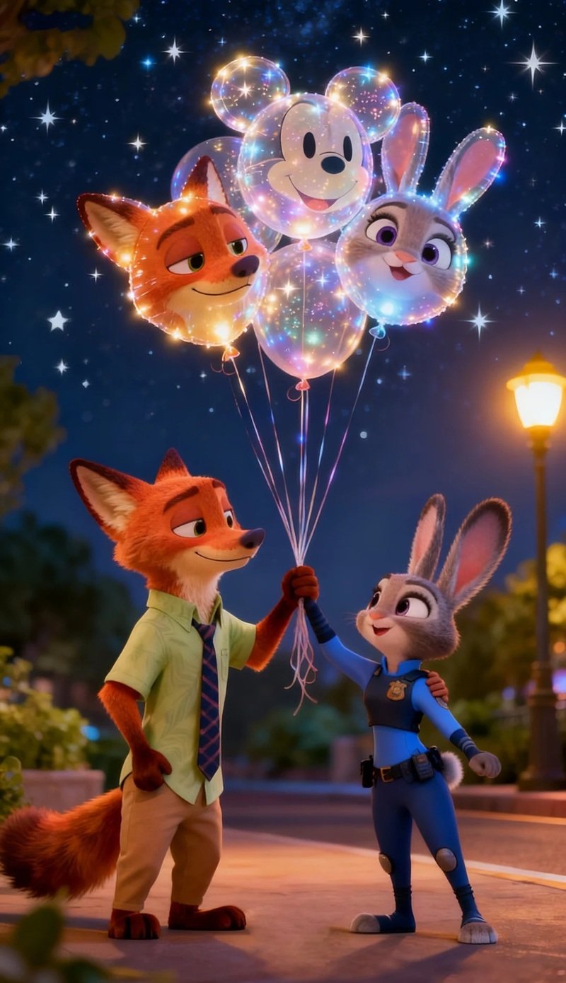 hình nền cáo và thỏ zootopia 26