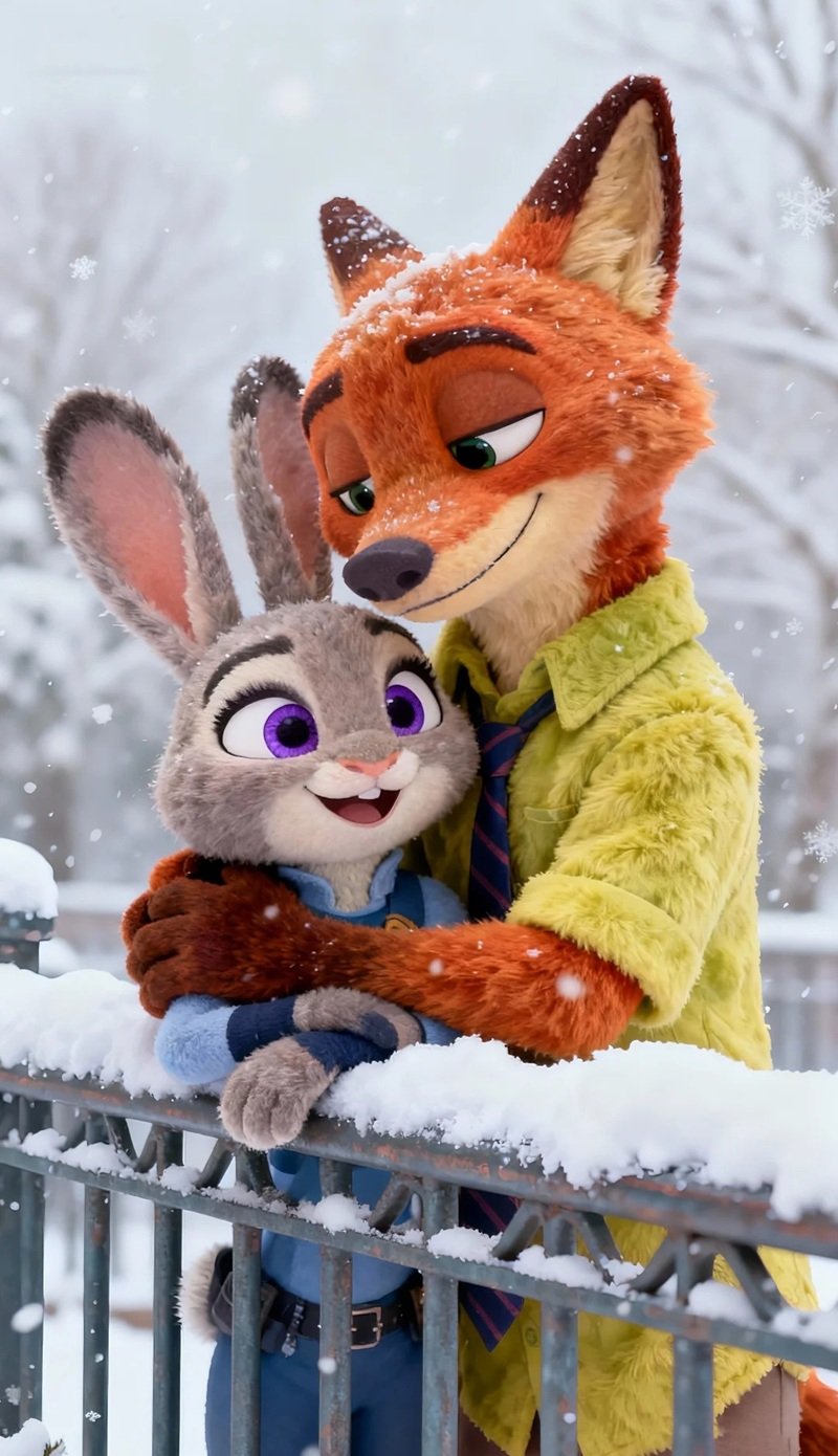 hình nền cáo và thỏ zootopia 27