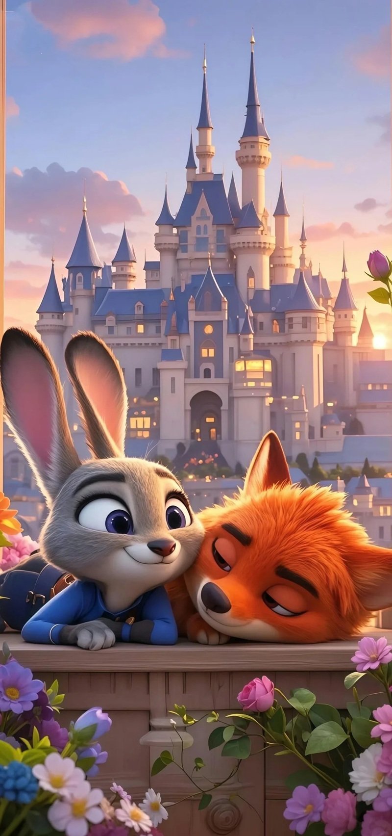 hình nền cáo và thỏ zootopia 29