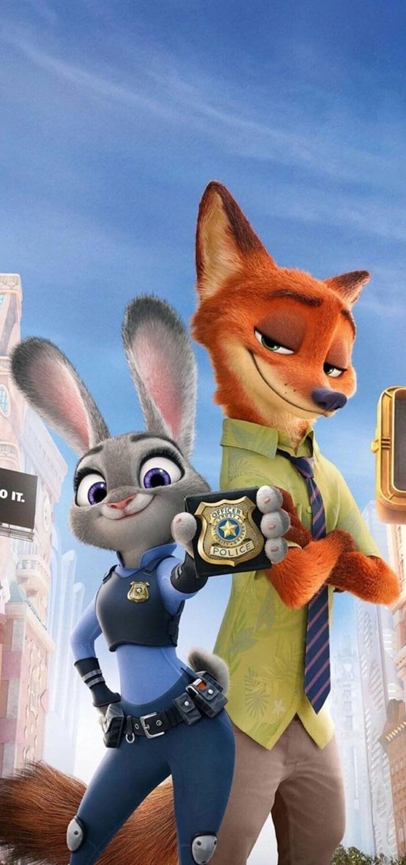 hình nền cáo và thỏ zootopia 34