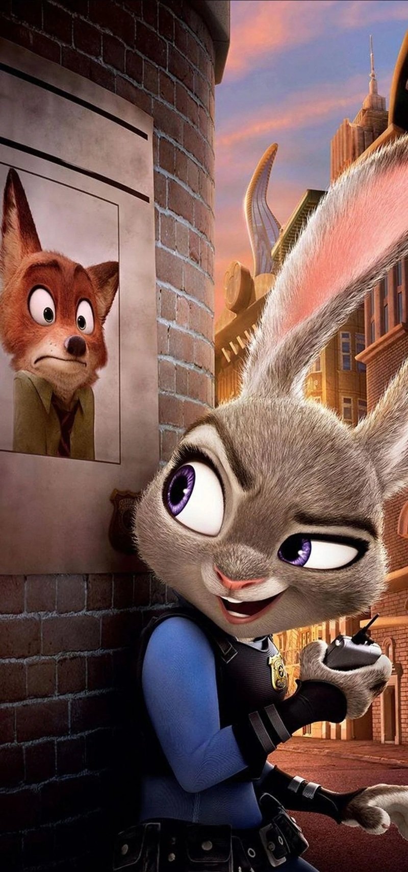 hình nền cáo và thỏ zootopia 35