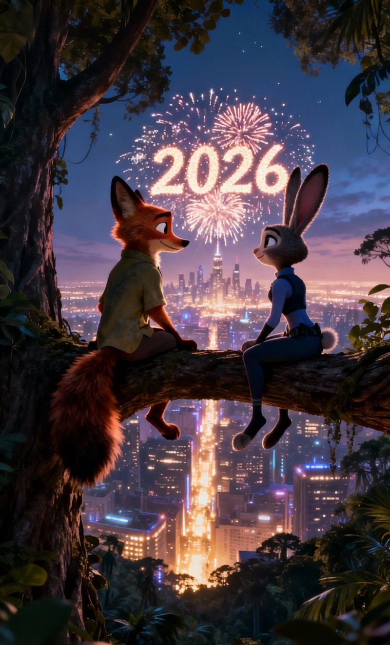 hình nền cáo và thỏ zootopia 7