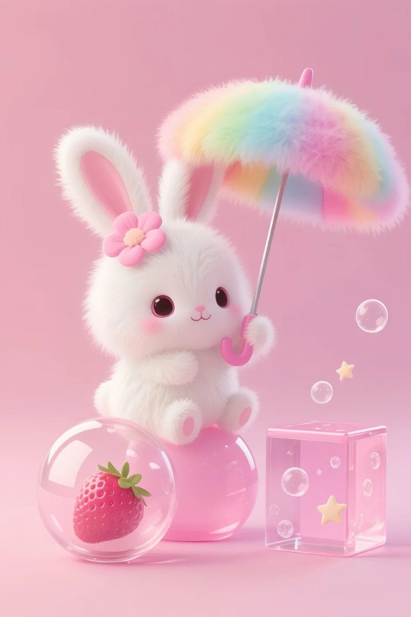 hình nền con thỏ cute 1