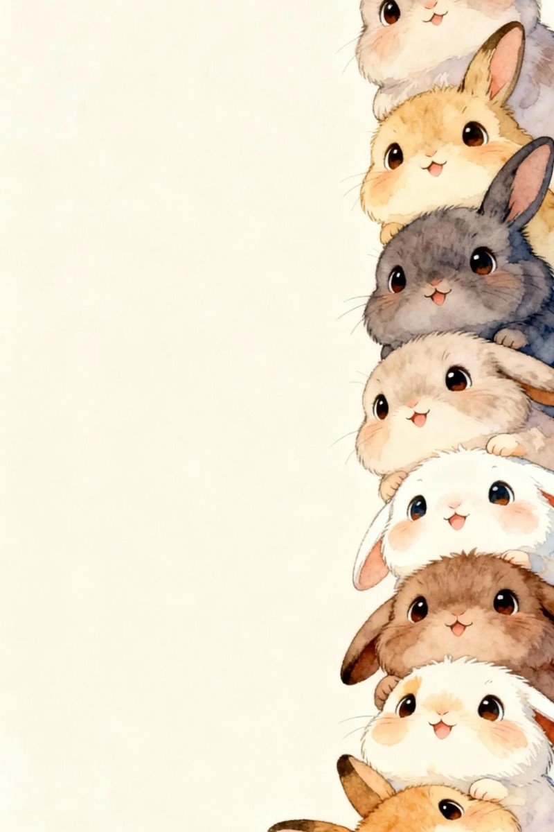 hình nền con thỏ cute 2
