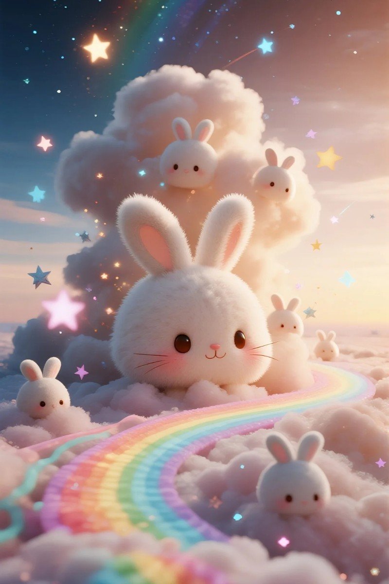 hình nền con thỏ cute 20