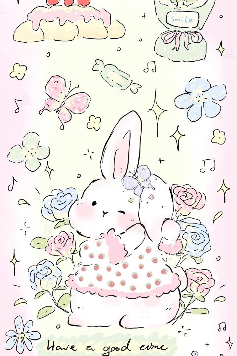 hình nền con thỏ cute 29